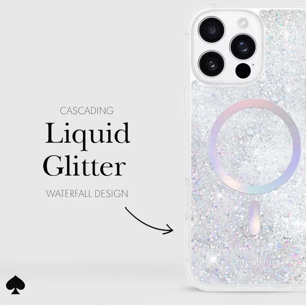 kate spade Iridescent Glitter MagSafe Phone Case - iPhone 16 Pro MAX